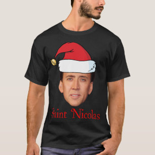 Sint Nicolas Cage Kerstmis T-shirt