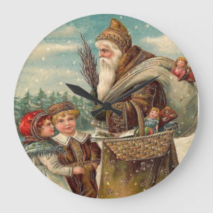  Sint Nicolas Gifts for Kids Kerstmis Wall Grote Klok