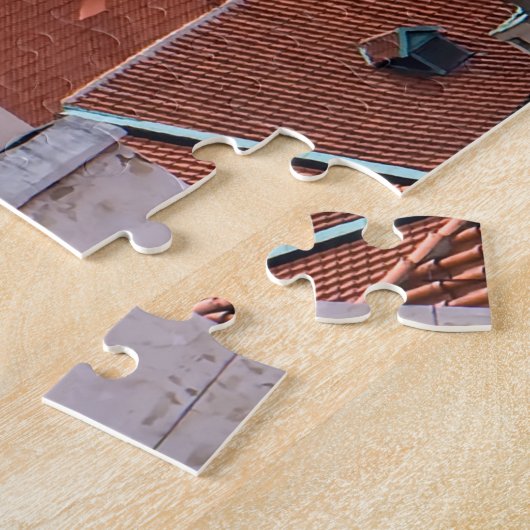 Sint-Nicolas kerk en daken van Praag, Tsjechisch R Legpuzzel (Zijkant)