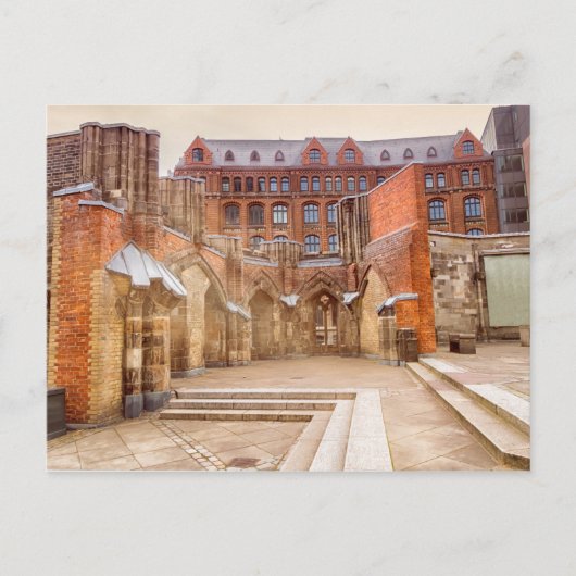 Sint-Nicolaskerk, Hamburg, Duitsland Briefkaart (Voorkant)