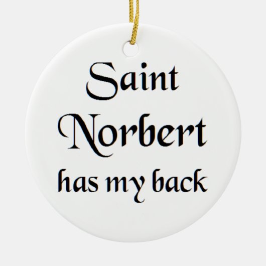 sint norbert koffiemok keramisch ornament (Voorkant)