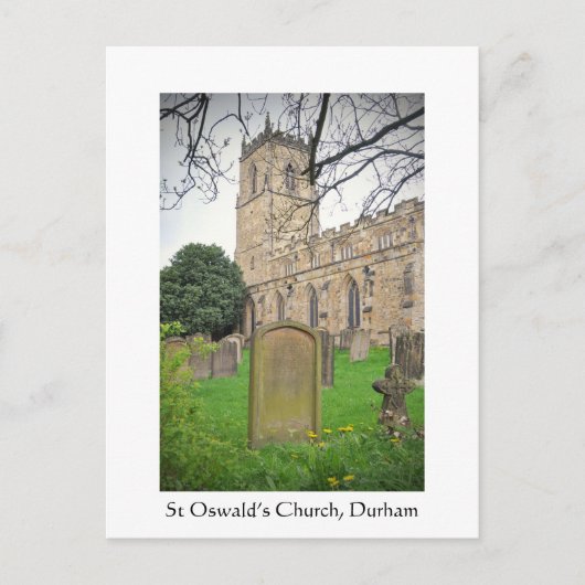 Sint-Oswald-kerk in Durham Briefkaart (Voorkant)