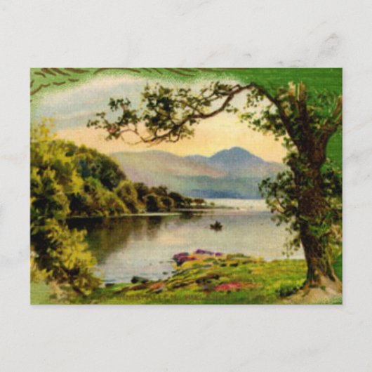  sint-padie bij het Briefkaart van het meer (Voorkant)