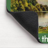 sint-padie bij het meer van Mousepad Muismat (Hoek)