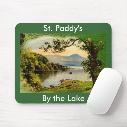  sint-padie bij het meer van Mousepad Muismat (Met muis)