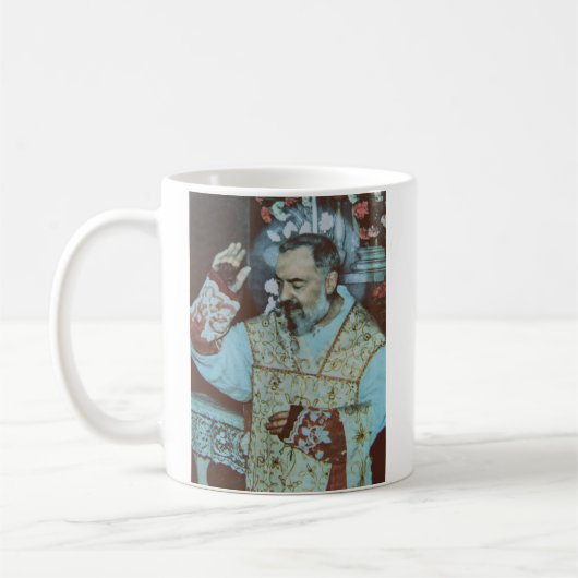 Sint Padre Pio Koffiemok (Links)