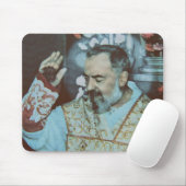 Sint Padre Pio Muismat (Met muis)