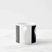 Sint Patrick, abstractie Espresso Kop (Achterkant)