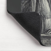 Sint-Patrick Apostel van Ierland  Monochrome Kunst Muismat (Hoek)