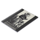Sint Patrick Apostel van Ierland Monochrome Kunst Notitieboek (Linkerzijde)