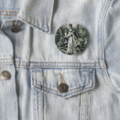Sint-Patrick beschermheilige van Ierland Ronde Button 5,7 Cm (In situ)