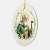 Sint-Patrick-feestdag Zegen Waterschildering Krans Keramisch Ornament (Links)