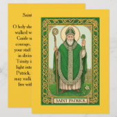 Sint-Patrick Gebedskaart (Voorkant / Achterkant)