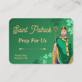 Sint-Patrick Gebedskaart – Borstharnas Gebed Plaatskaartje (Voorkant)