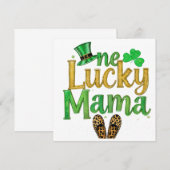 Sint Patrick geluk Mama Kaart (Voorkant / Achterkant)