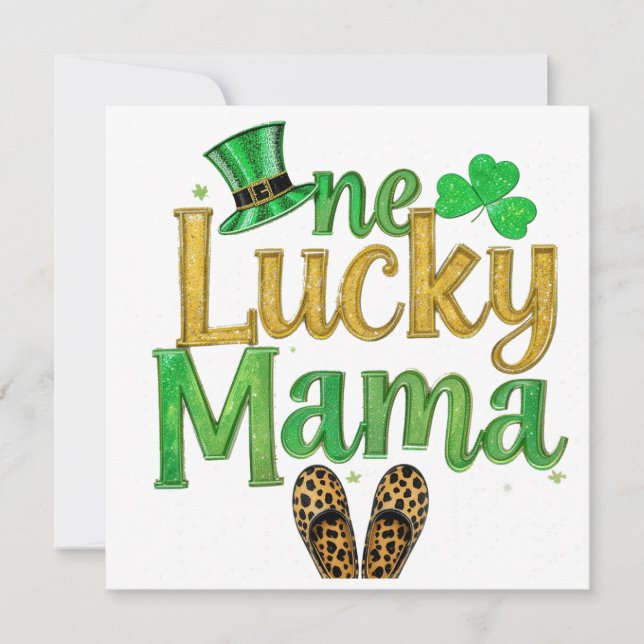 Sint Patrick geluks mama (Voorkant)