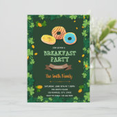 Sint-Patrick-ontbijtthema Kaart (Staand voorkant)