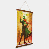 Sint-Patrick´s dans Hangend Wandkleed (Gebogen)