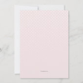 Sint-Patrick's Baby Girl Foto geboorteaankondiging Aankondiging (Achterkant)