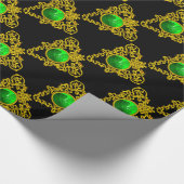 SINT PATRICK'S CELTIC HEART Saint Patrick's Day Cadeaupapier (Hoek)