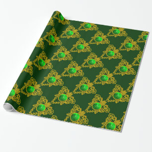 SINT PATRICK'S CELTIC HEART Saint Patrick's Day Cadeaupapier