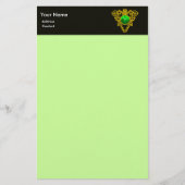 SINT PATRICK'S CELTIC HEART, SHAMROCK BRIEFPAPIER (Voorkant)