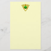 SINT PATRICK'S CELTIC HEART, SHAMROCK BRIEFPAPIER (Voorkant)