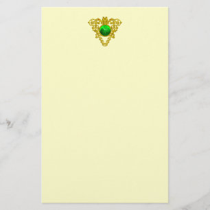 SINT PATRICK'S CELTIC HEART, SHAMROCK BRIEFPAPIER