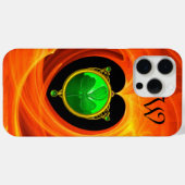 SINT PATRICK'S CELTIC HEART, SHAMROCK MONOGRAM Case-Mate iPhone CASE (Achterkant (horizontaal))
