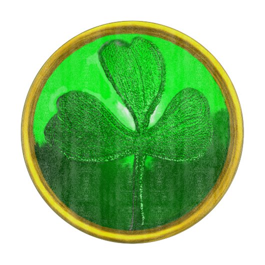 SINT PATRICK'S CELTIC HEART, SHAMROCK SNIJPLANK (Voorkant)