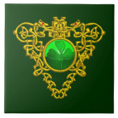 SINT PATRICK'S CELTIC HEART, SHAMROCK TEGELTJE (Voorkant)