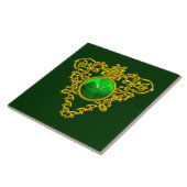 SINT PATRICK'S CELTIC HEART, SHAMROCK TEGELTJE (Zijkant)