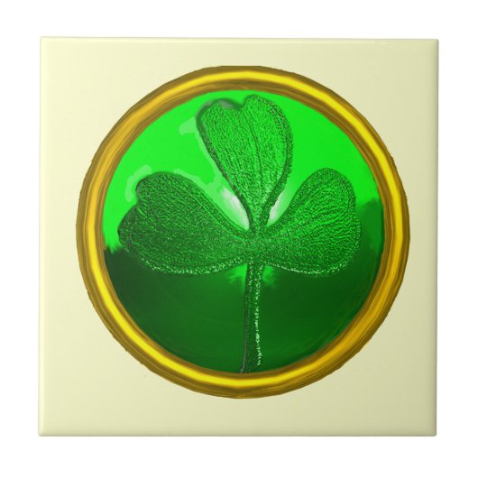 SINT PATRICK'S CELTIC HEART, SHAMROCK TEGELTJE (Voorkant)