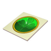 SINT PATRICK'S CELTIC HEART, SHAMROCK TEGELTJE (Zijkant)