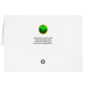 SINT PATRICK'S CELTISCHE HART, oranje (Achterkant Horizontaal)