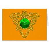 SINT PATRICK'S CELTISCHE HART, oranje (Voorkant Horizontaal)