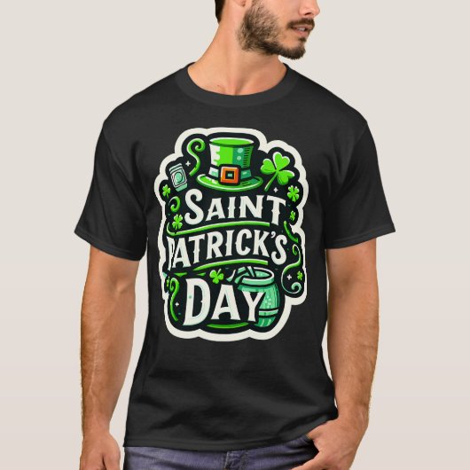 Sint Patricks Dag 1 T-shirt (Voorkant)
