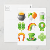 sint - patricks dag briefkaart (Voorkant / Achterkant)