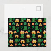 Sint patrick's dag celtic, Iers grappig bier, char Briefkaart (Voorkant / Achterkant)