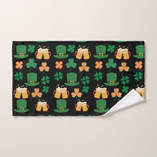 Sint patrick's dag celtic, Iers grappig bier, char Handdoek (Handdoek)