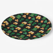 Sint patrick's dag celtic, Iers grappig bier, char Papieren Bordje (Gekanteld)