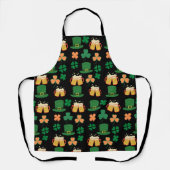 Sint patrick's dag celtic, Iers grappig bier, char Schort (Voorkant)