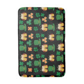 Sint patrick's dag celtic, irish grappig patroon badmat (Voorkant Verticaal)