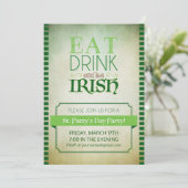 Sint-Patricks-dag-feest Kaart (Staand voorkant)
