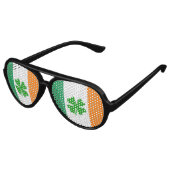 Sint-Patricks Dag feestdagen | Funny Irish flag Aviator Zonnebril (Gekanteld)