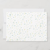 Sint patrick's dag gelukzak op een verjaardag beda kaart (Achterkant)