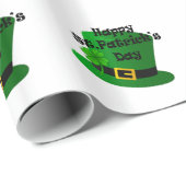 Sint-Patricks-dag-glanzend omslagpapier Cadeaupapier (Rol Hoek)