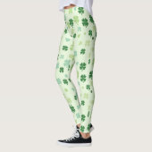Sint Patricks dag Groen Hoesje Shamrocks Pattern Leggings (Links)