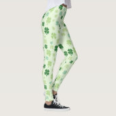 Sint Patricks dag Groen Hoesje Shamrocks Pattern Leggings (Rechts)