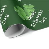 Sint-Patricks dag groene shamrock Cadeaupapier (Rol Hoek)